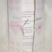 Heart folded bridal shower