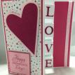 Love center Valentines Day card