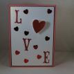 Jiggly heart LOVE card